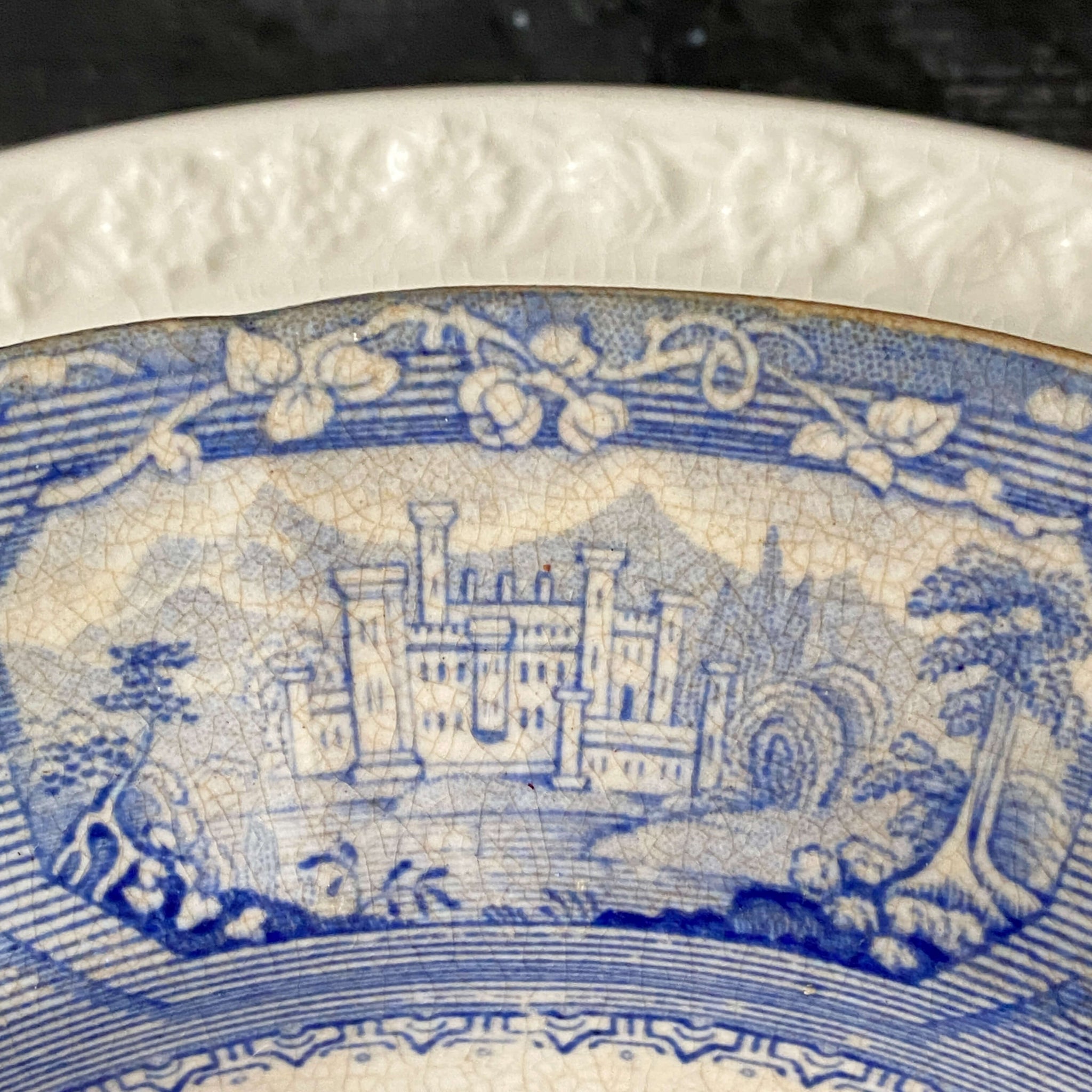Rare Antique T.J. & J Mayer Florentine Soup Bowl circa 1843-1855