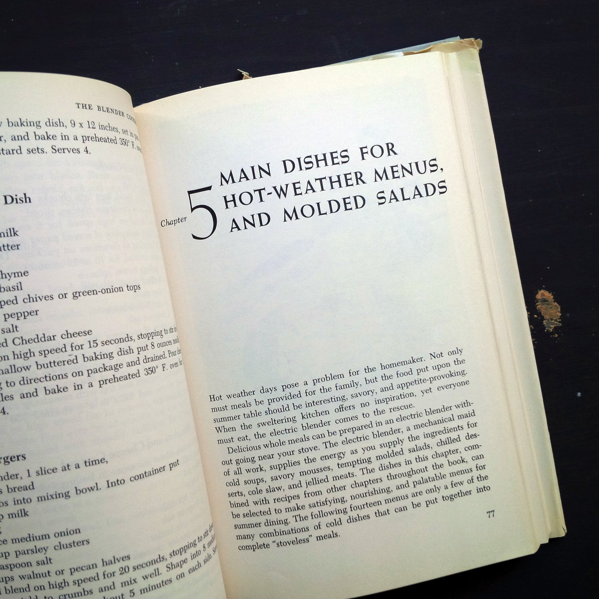 The Blender Cookbook - Ann Seranne, Eileen Gaden - 1960s Blender Recipes