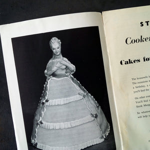 Cakes For All Occassions - Stork Cookery Service - 1950s British Baking Recipe Booklet and Instruction Manual