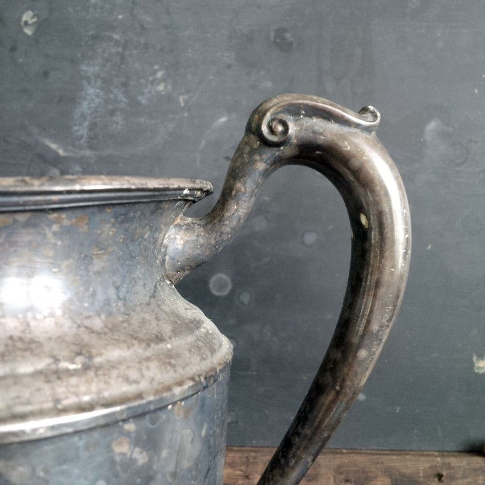 Vintage Silver Plate Water Pitcher - Made by Crescent Silverware Mfg. circa 1920's - 1930's