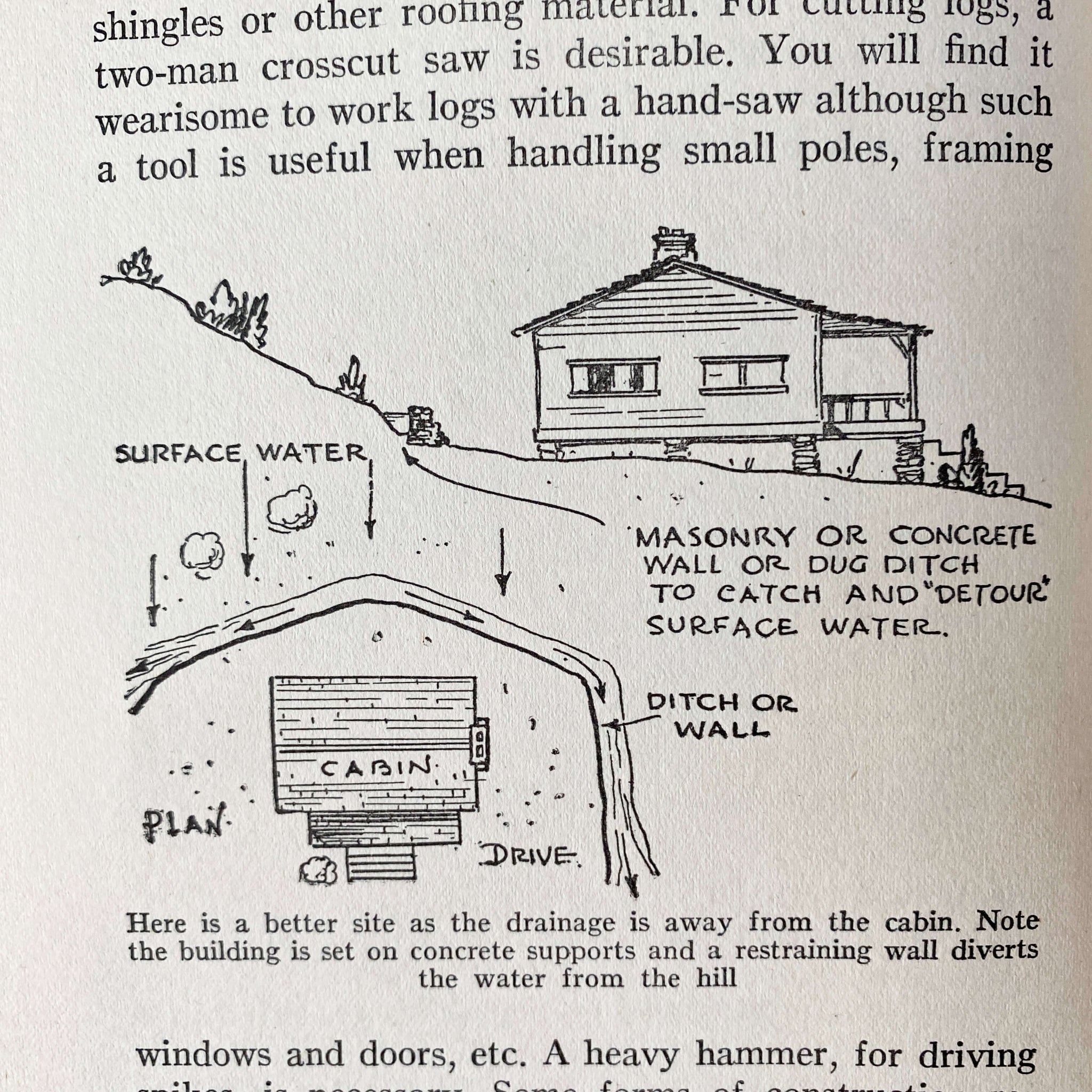 Vintage 1940s DIY Building Book - How to Build Cabins, Lodges and Bungalows