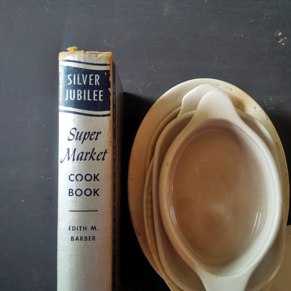 Silver Jubilee Super Market Cook Book by Edith Barber - 1955 Anniversary Edition