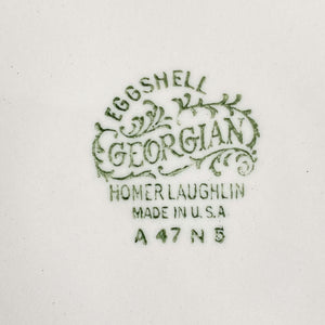 Vintage 1940s Homer Laughlin Georgian Eggshell Bowls - Countess Pattern circa 1947 - Set of Two