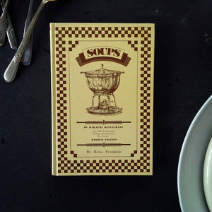 Soups of Hakafri Restaurant - Bi-Lingual Vintage Israeli American Kosher Cookbook - Rena Frankln