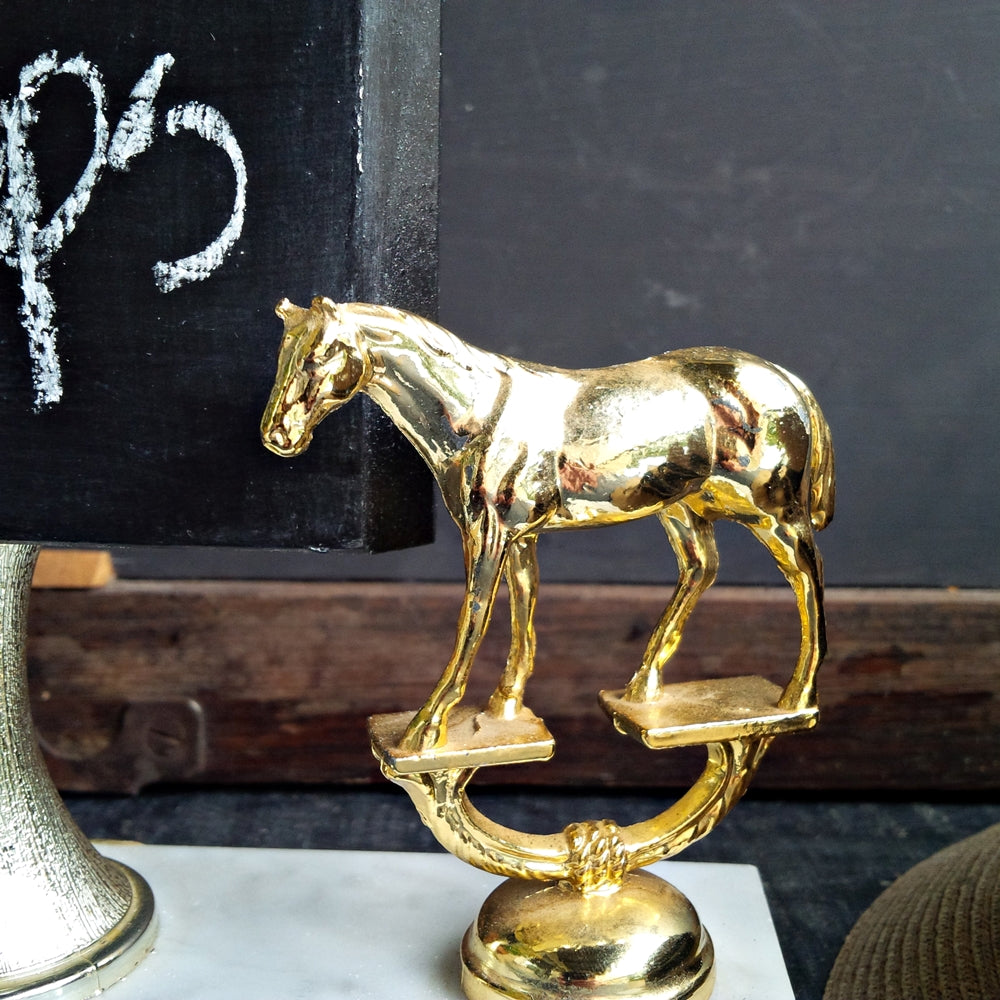 Mini Menu Board - Vintage Horse Trophy Chalkboard Signage
