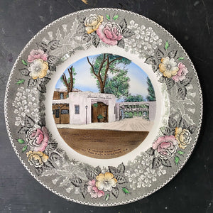 Vintage Adams China Old English Staffordshire Ware La Hacienda Dinner Plate circa 1950s