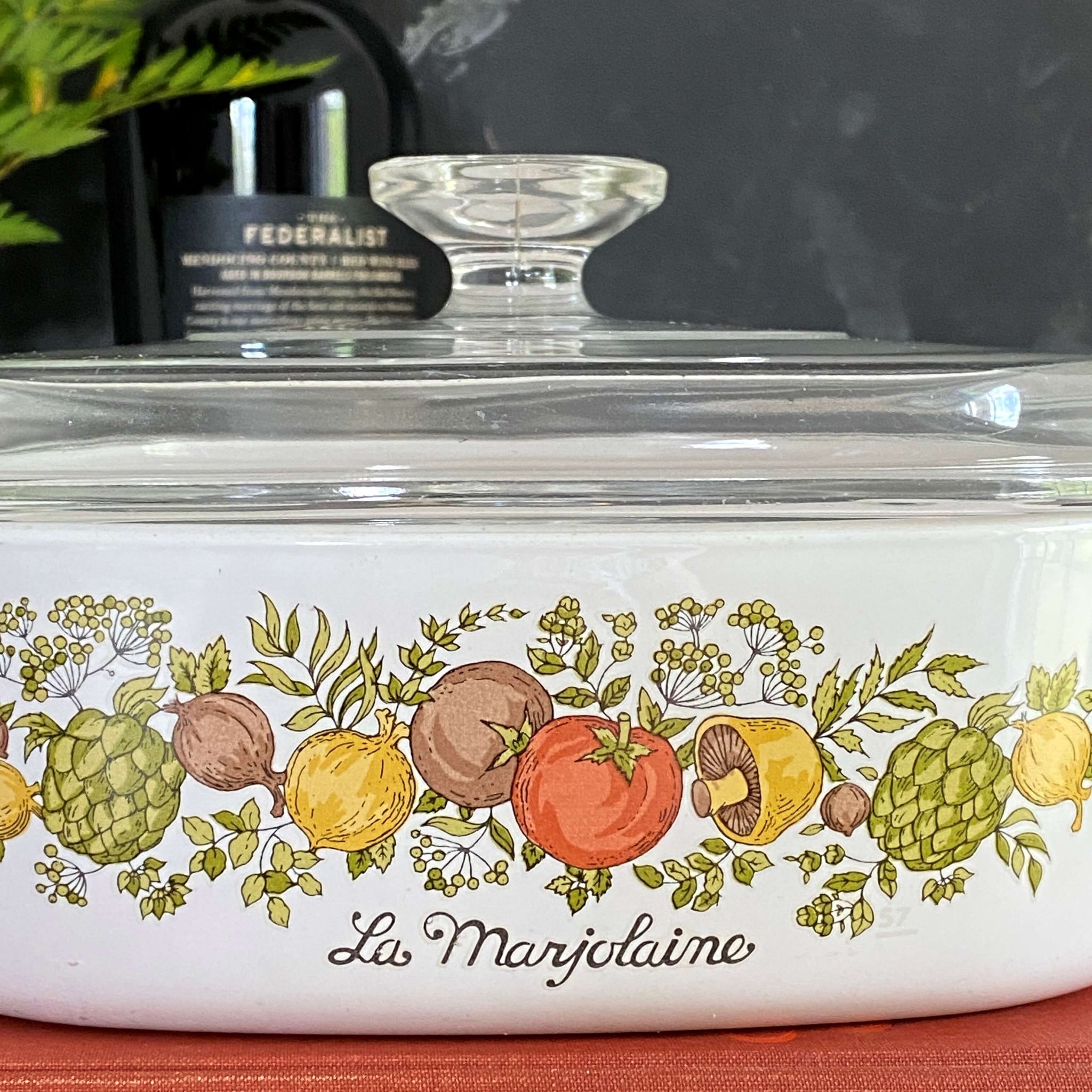 Lid Corningware Spice Of Life Pattern Vintage Corningware Spice Of