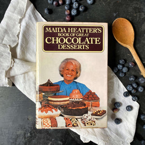Maida Heatter's Book of Great Chocolate Desserts - 1980 First Edition