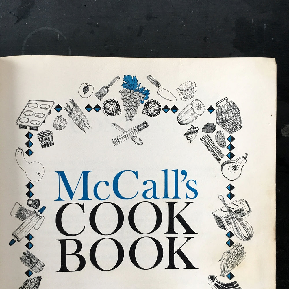 McCall's Cook Book - 1963 First Edition - 1st Printing - Turqouise Cover
