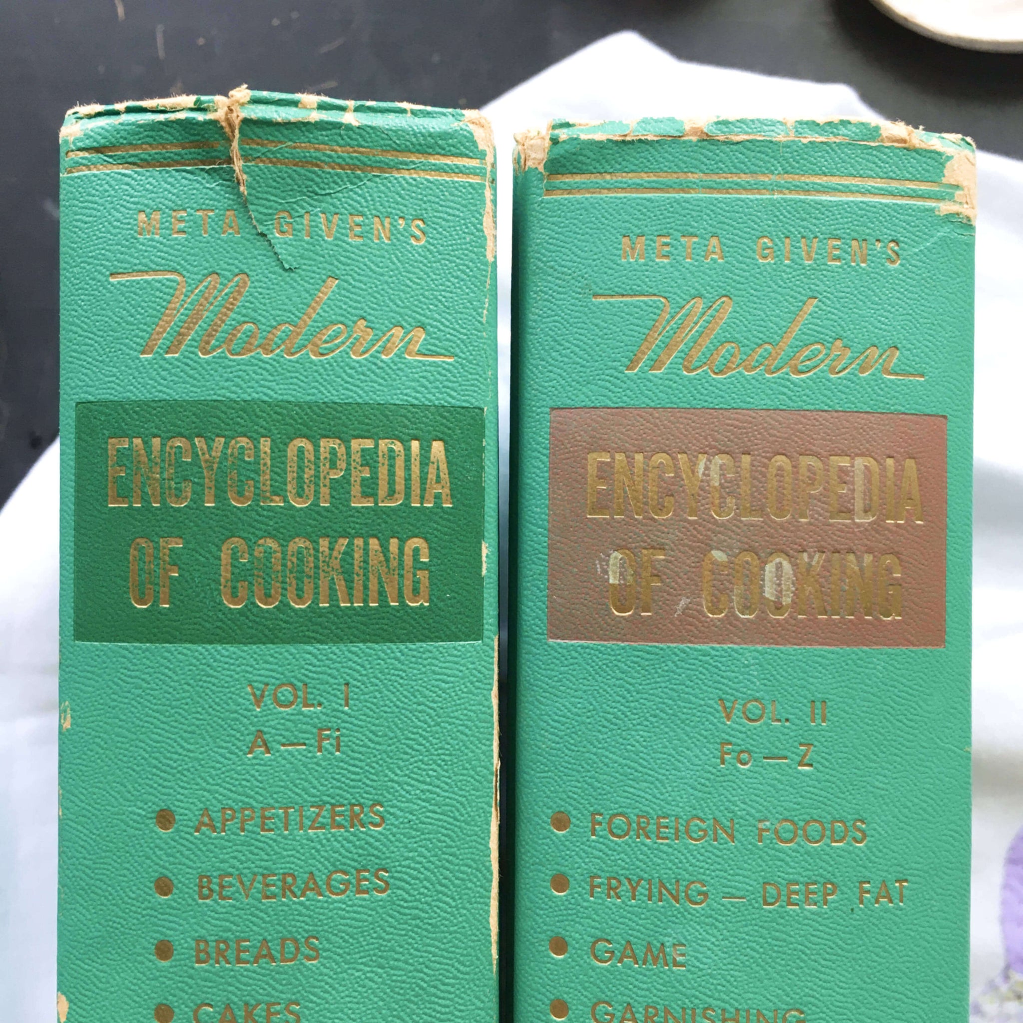 Meta Given's Modern Encyclopedia of Cooking - Volumes One and Two - 1959 Edition
