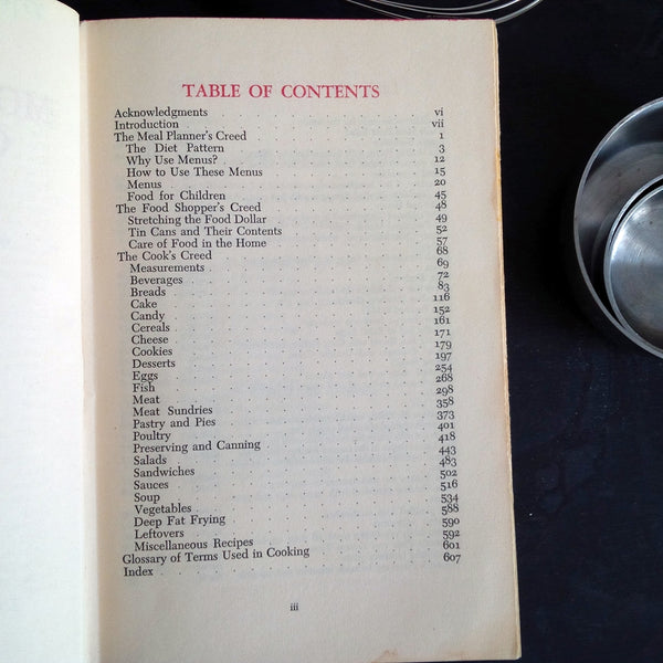 The Modern Family Cook Book by Meta Given - 1953 Edition – In The ...