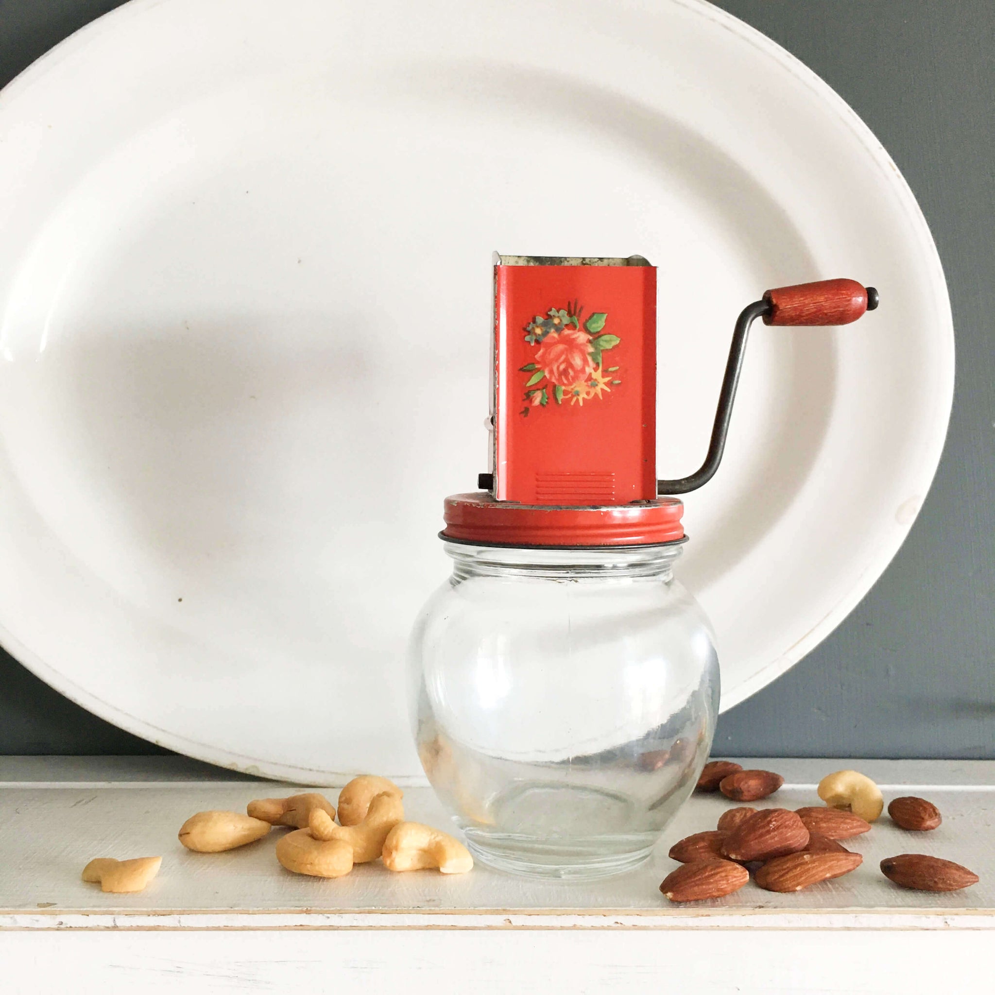 Alpine Cuisine Nut Chopper w/ Glass Jar - Holy Land Grocery