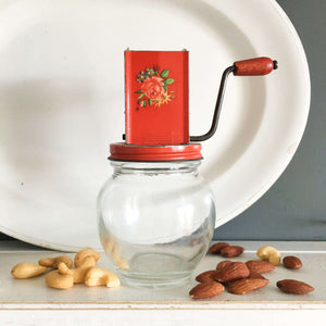 Manual Nut Chopper with Glass Jar