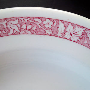 The Pink Lady Collection - 1940s Mismatched Vintage Plates and Bowls - Set of 4 Pieces