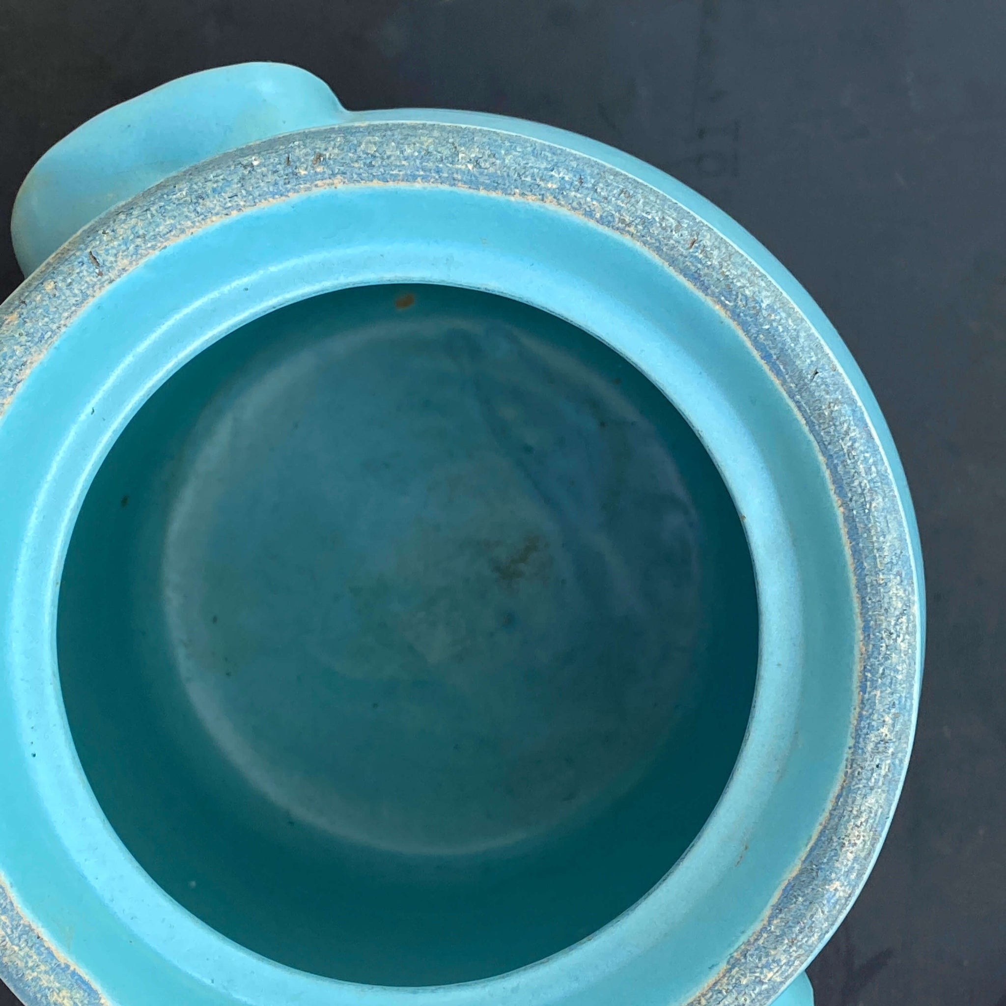 Vintage Ransburg Pottery Cookie Jar Stoneware circa 1930s-1950s