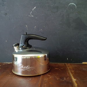 Paul Revere Whistling Tea Kettle - 1 Quart - Copper Bottom - Classic Kitchen