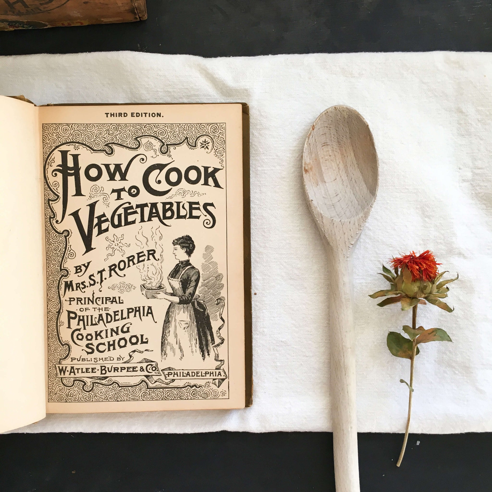 How to Cook Vegetables by Mrs. S.T. Rorer - 1892 Edition - W Atlee Burpee Seed Company