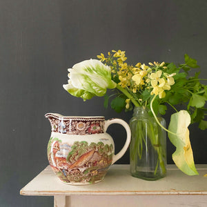 Vintage Rural England Creamer by W.R. Midwinter circa 1932-1946