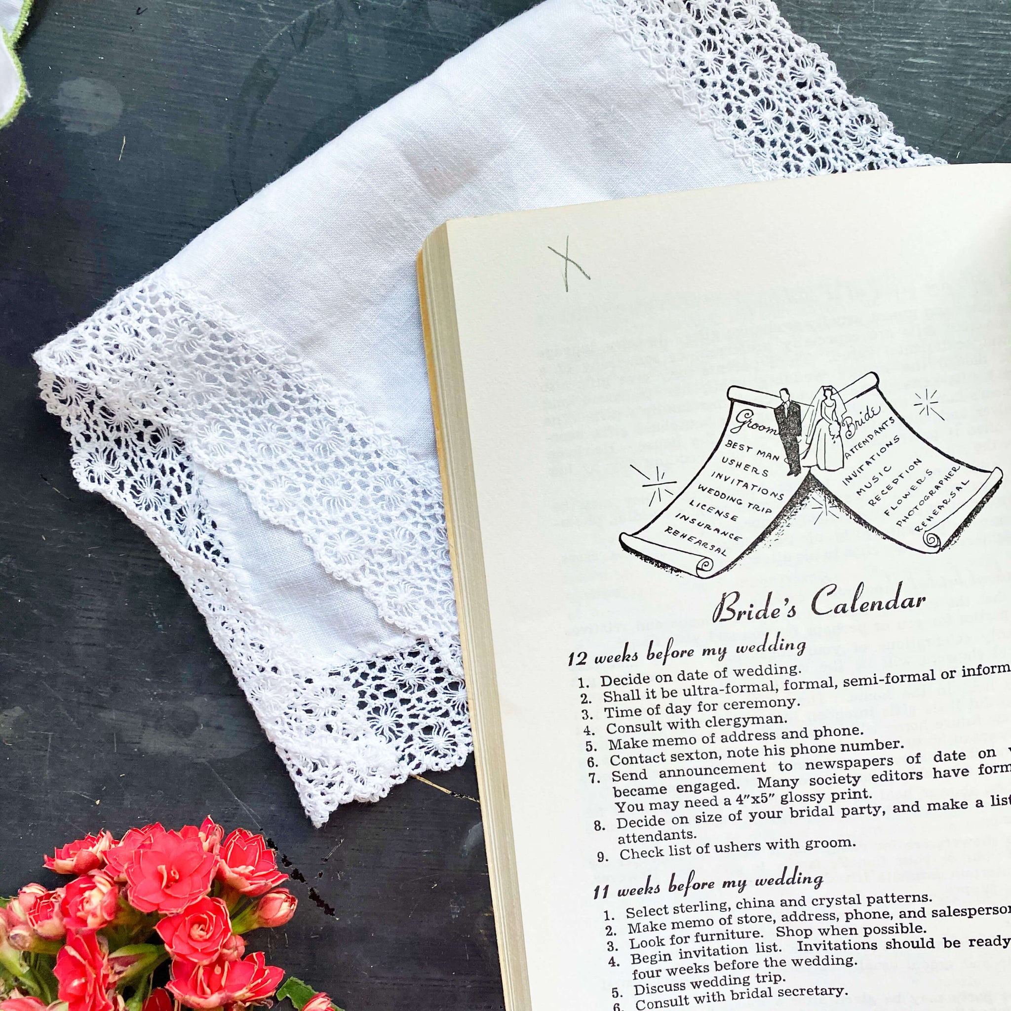 Vintage 1950s Wedding Guide - How to Plan a Beautiful Wedding by Sallie Newton - 1954 Edition