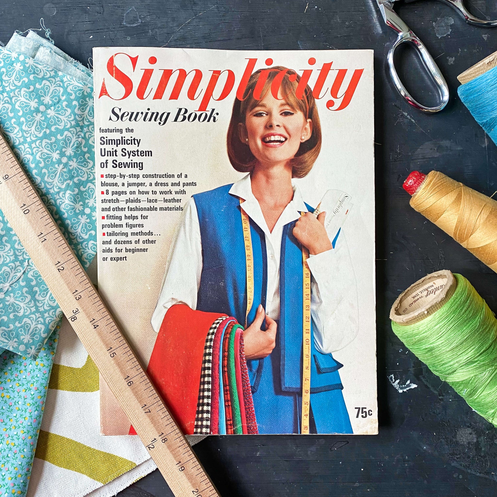 Simplicity Sewing Book - 1965 Edition - Instructional Guidebook for 19 ...