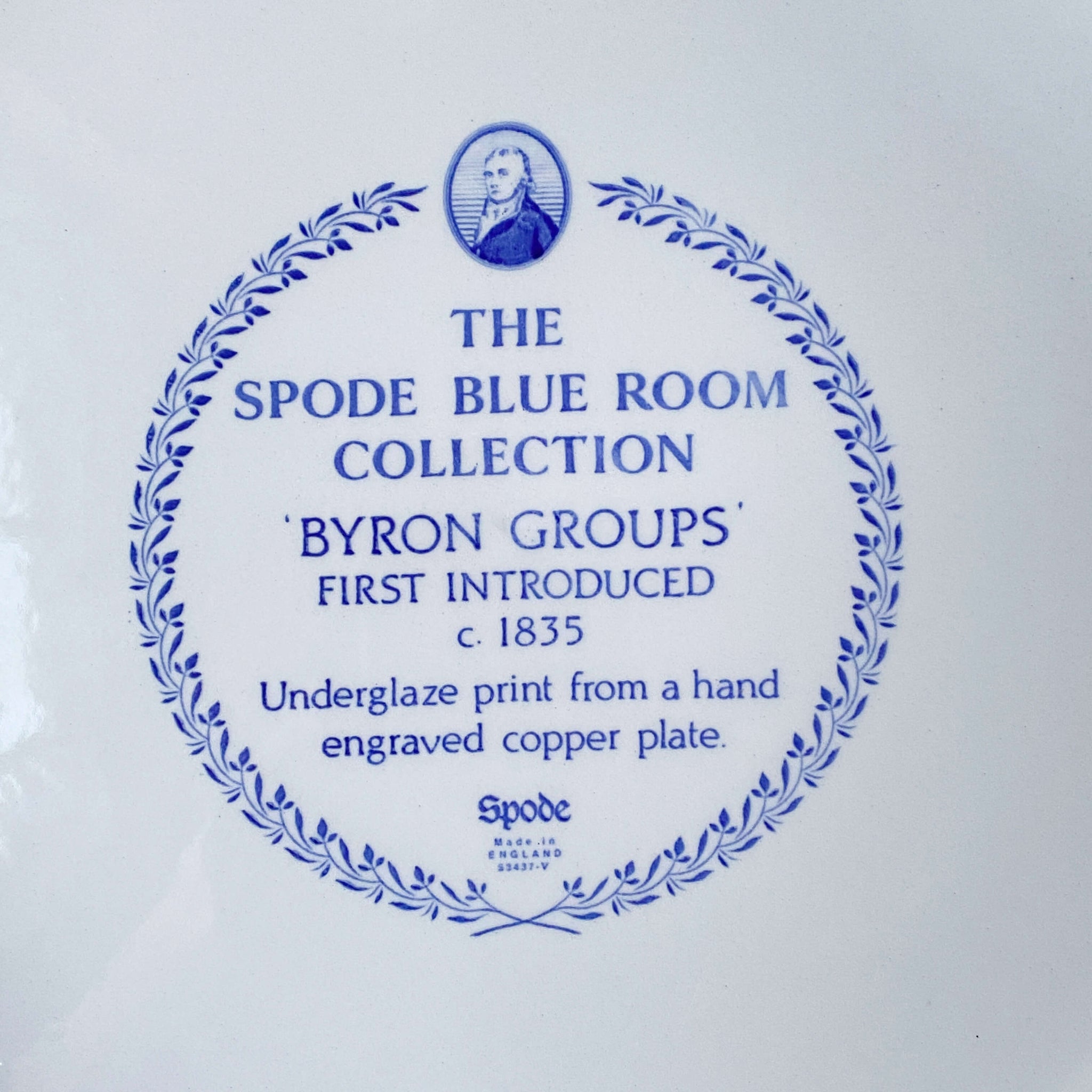 Vintage Spode Cake Plate - Blue Room Collection circa 1995-1997