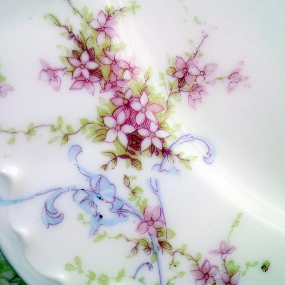 Antique Theodore Haviland Limoges France Dinner & Salad Plates - Circa Early 1900's - Set of 4