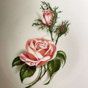 Vintage Universal Ballerina Moss Rose Berry Bowls - Set of Two circa 1950s