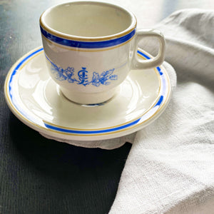 Rare Vintage Country Club Johannesburg Cup and Saucer - Continental China Supradura