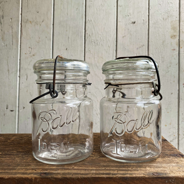 Antique Ball Ideal Canning Jars - Quart and Pint Sizes - 8 Jars Availa ...