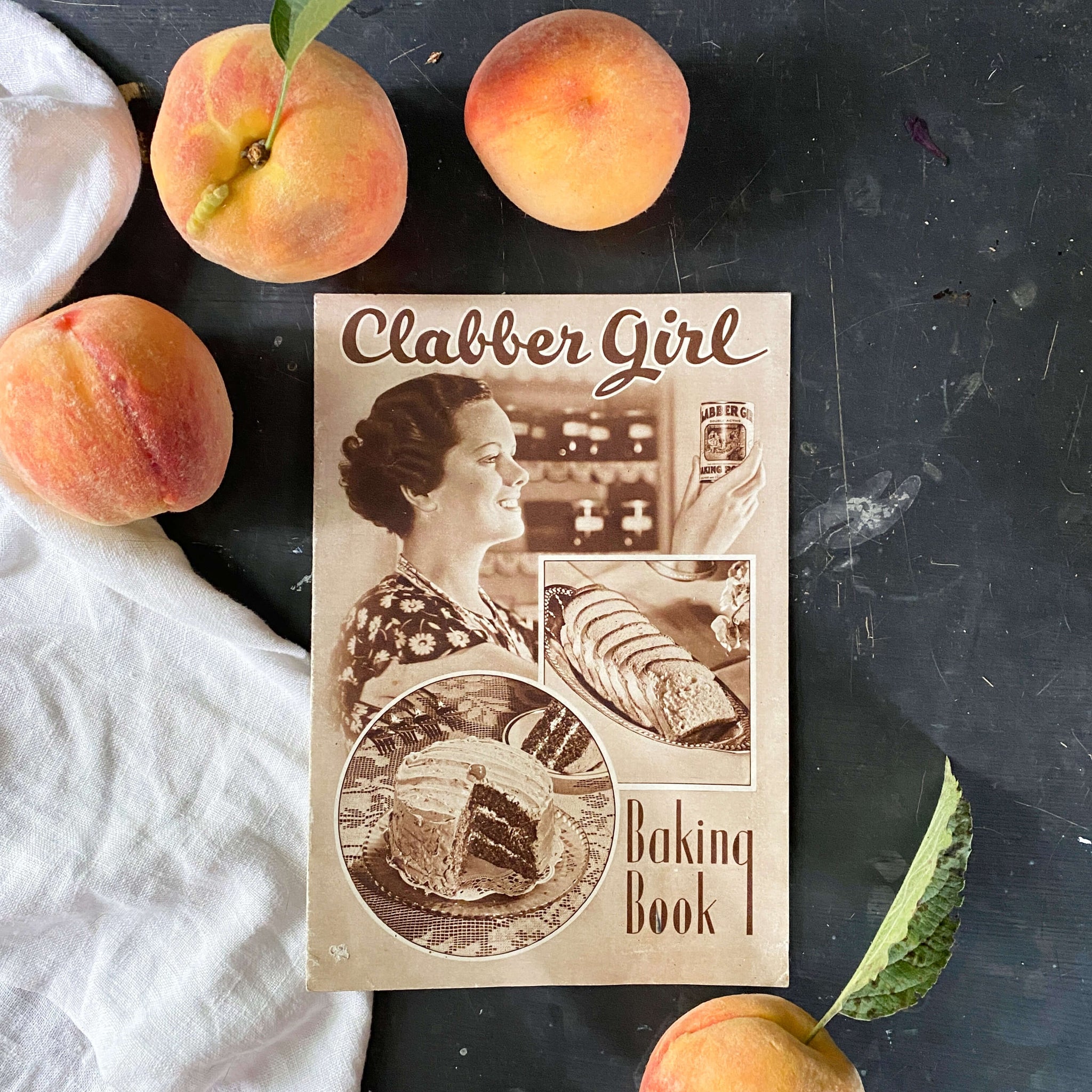 Vintage 1930s Clabber Girl Baking Booklet with Recipes