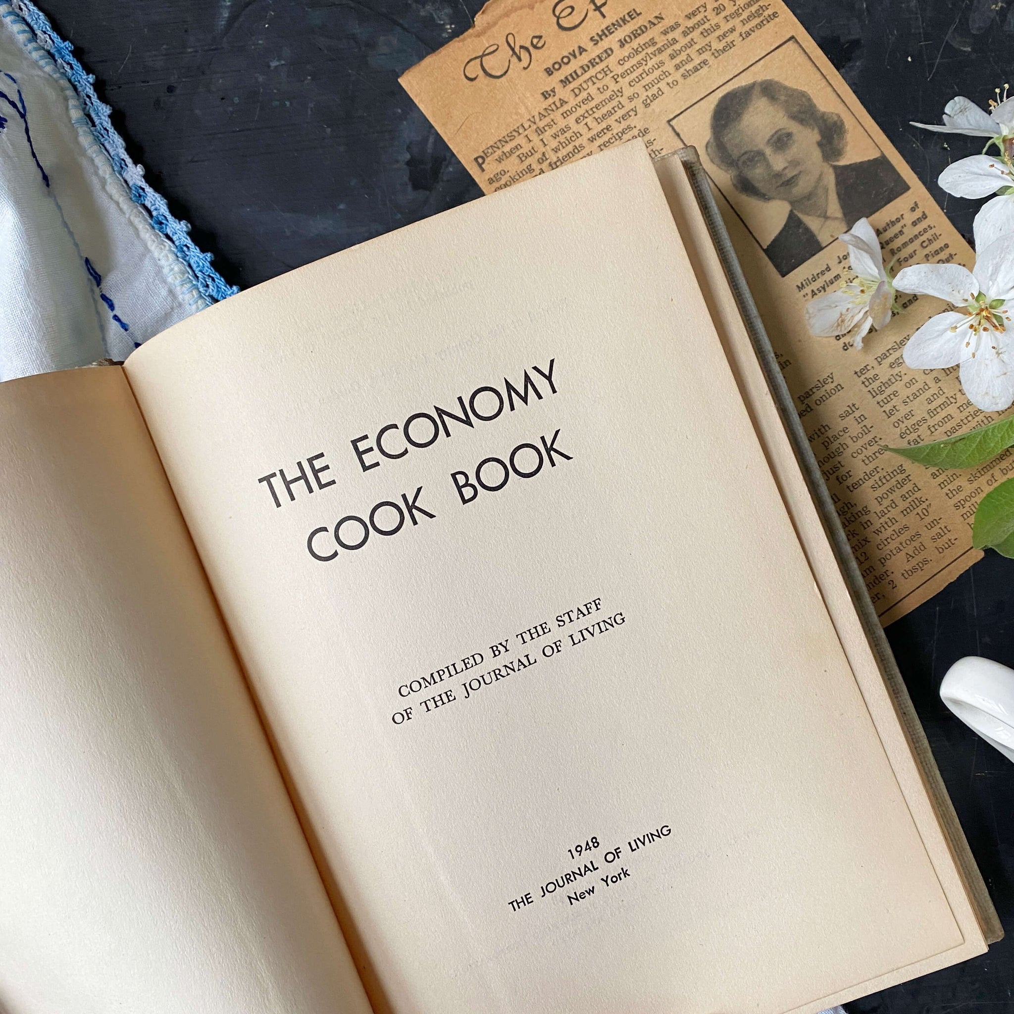 The Economy Cook Book by the Journal of Living Magazine circa 1948