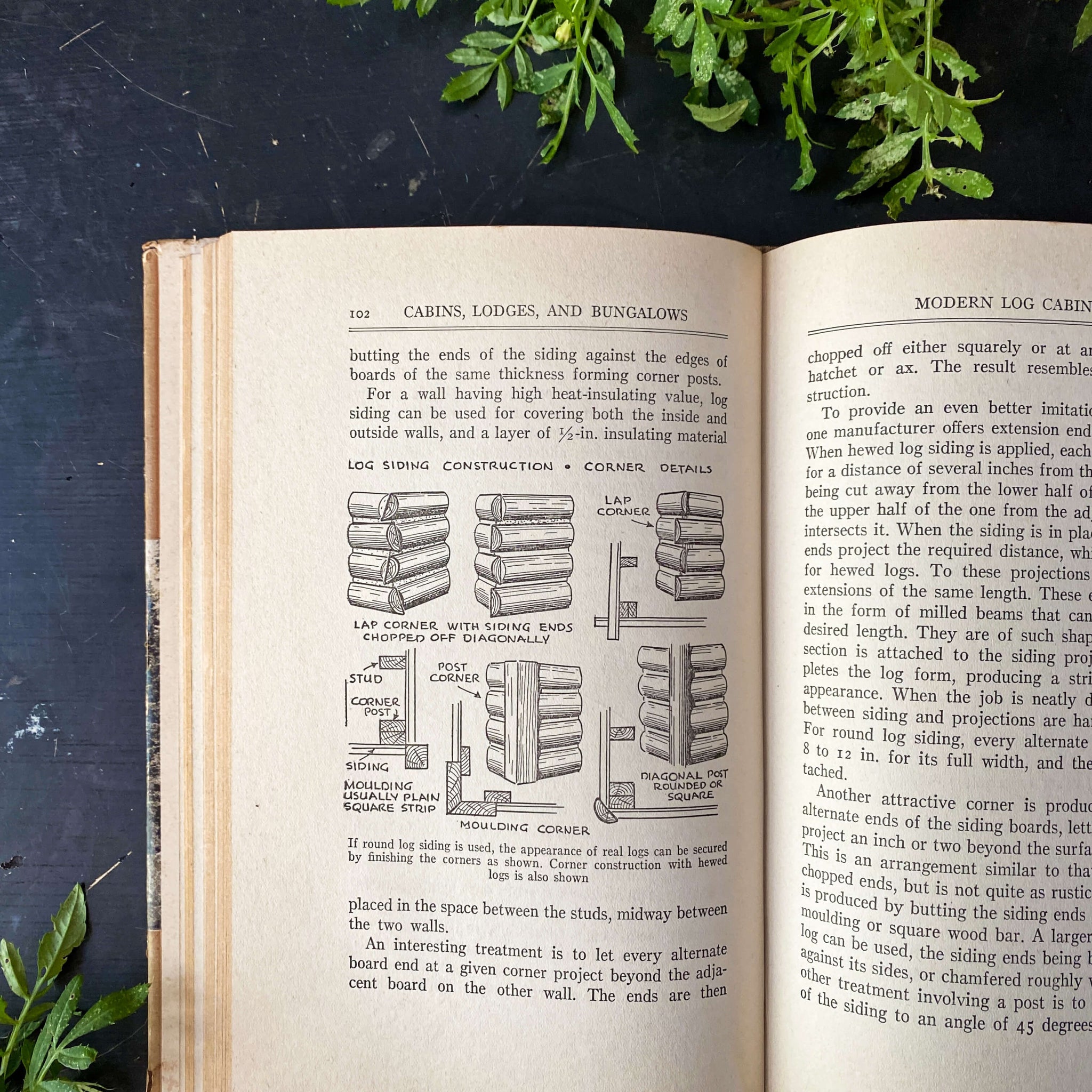 Vintage 1940s DIY Building Book - How to Build Cabins, Lodges and Bungalows