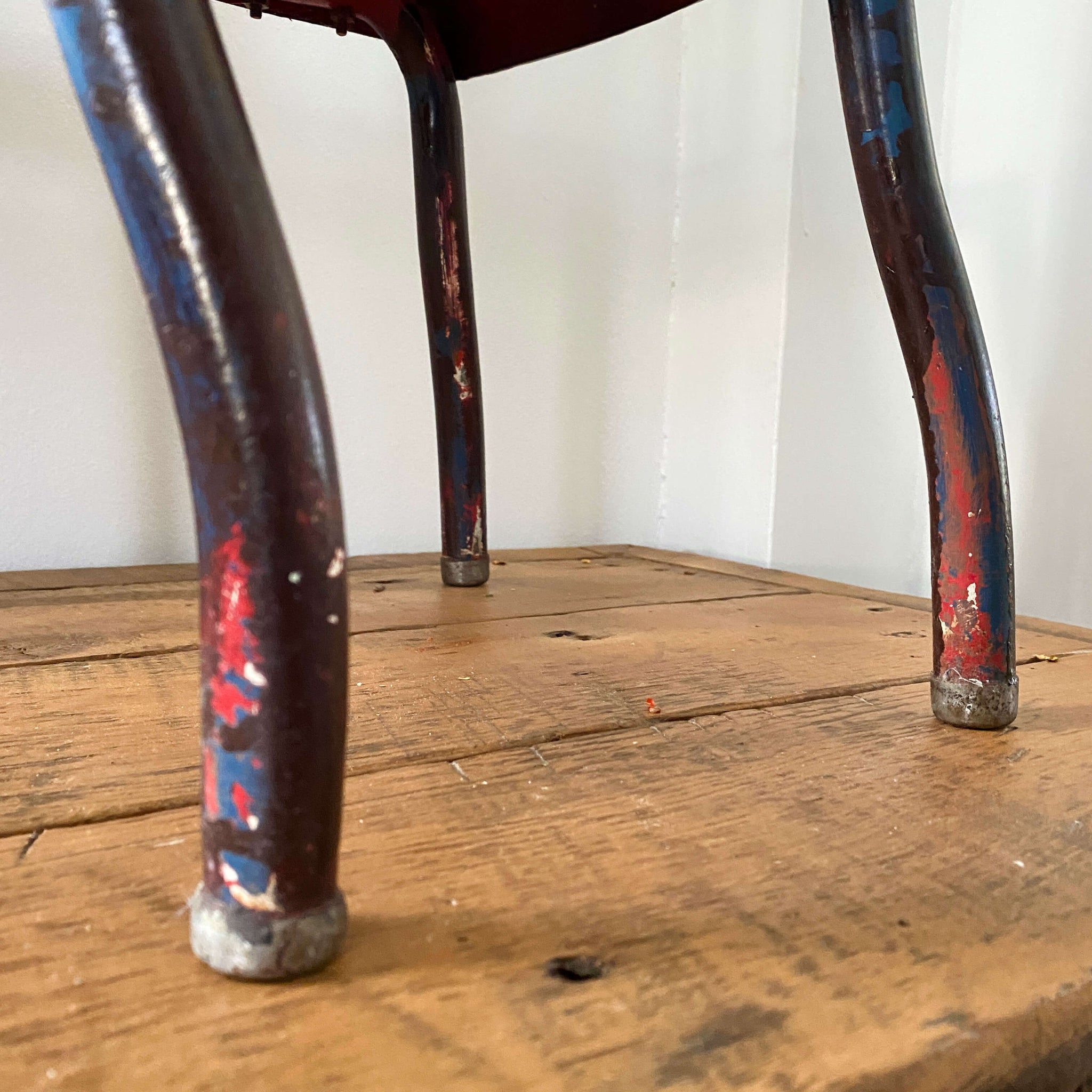 Vintage Metal Step Stool Chair by Cosco - 4 D Model circa 1940s-1950s