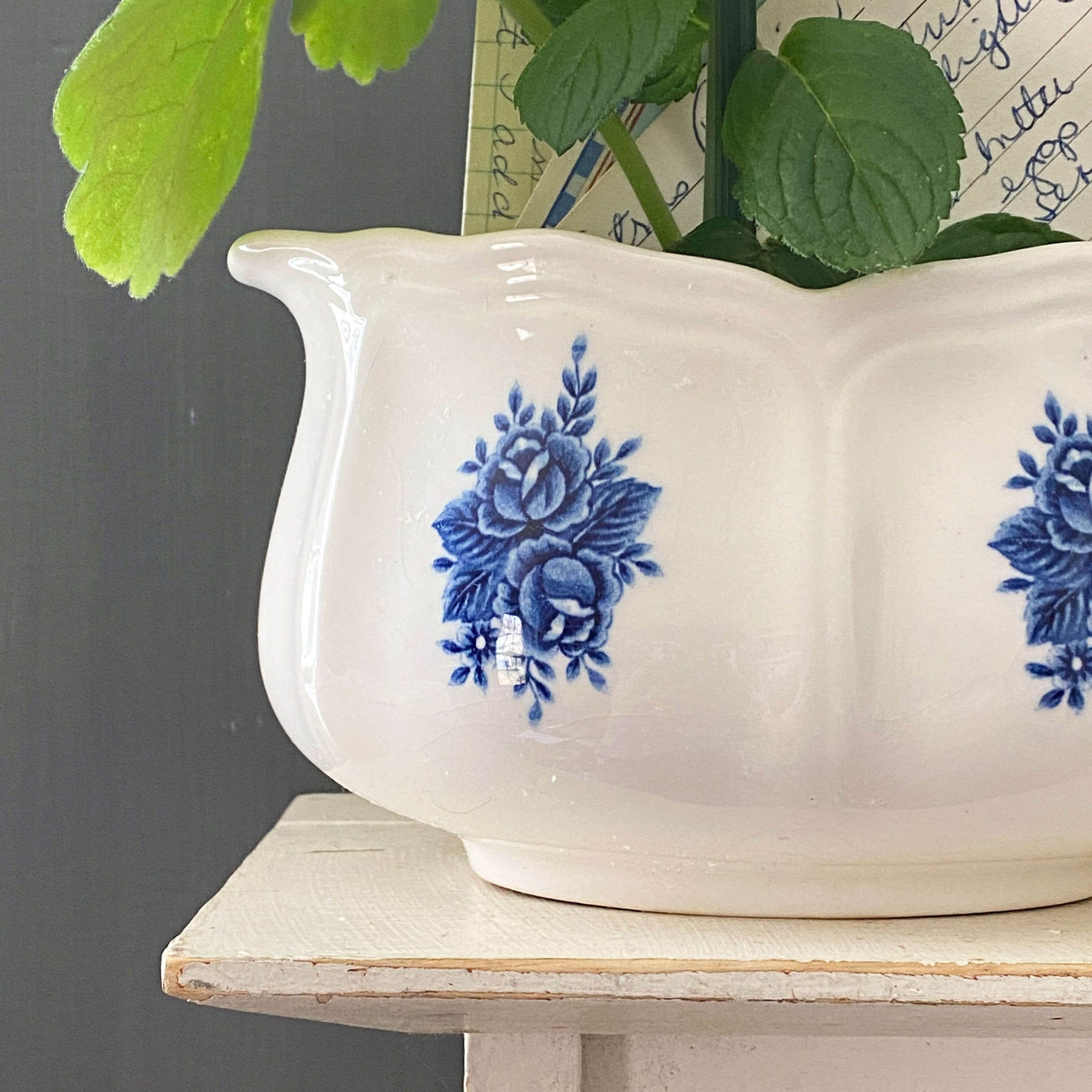 Vintage Mayhill Federalist Ironstone Gravyboat circa 1960s-1970s
