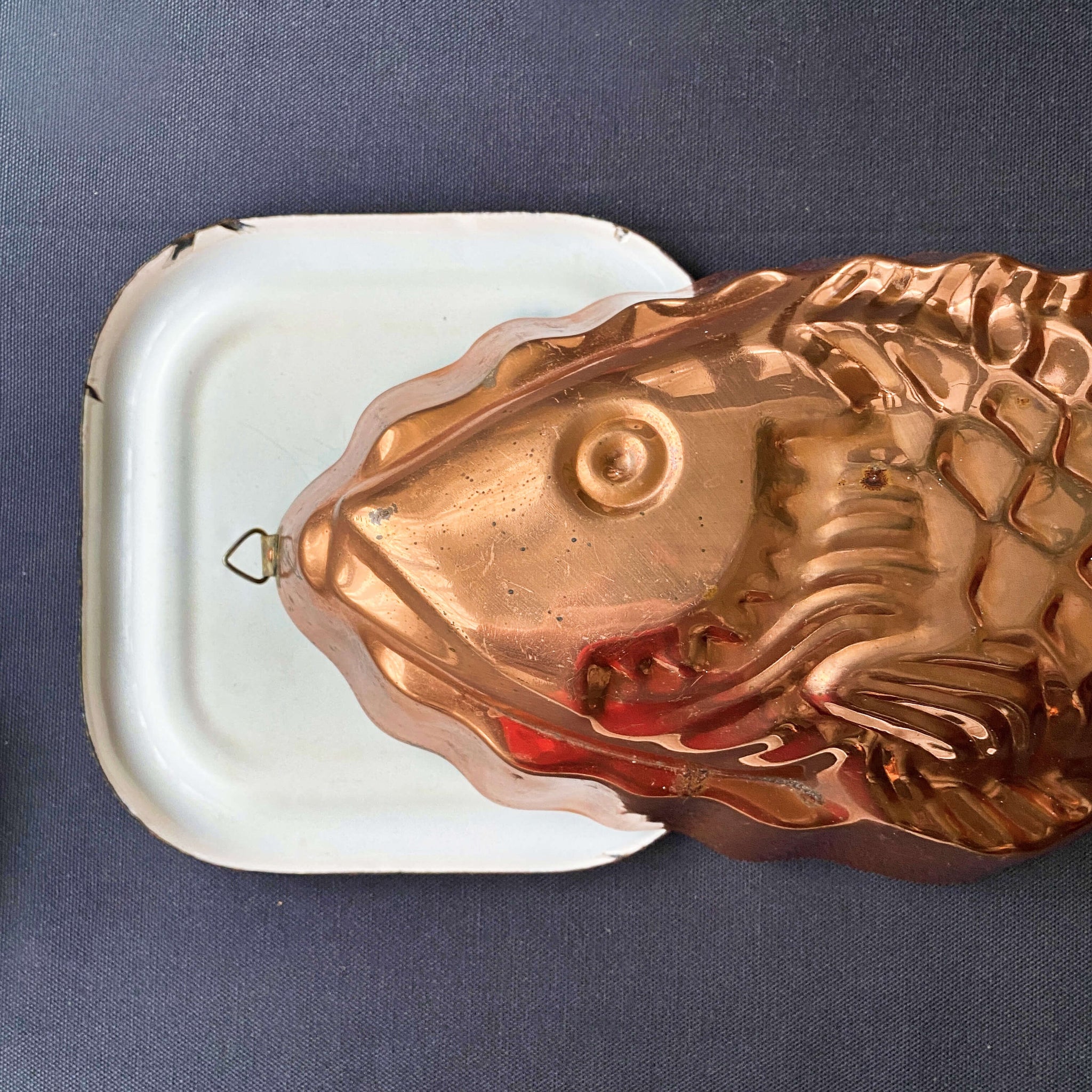 Large Vintage Copper Fish Mold - Benjamin & Medwin circa 1980s