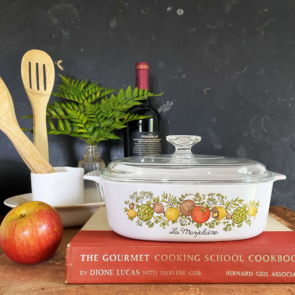Vintage Corningware Spice of Life 2 Quart Casserole Dish- La Marjolaine
