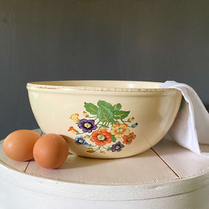 Vintage 1930s Homer Laughlin Kitchen Kraft Mixing Bowl