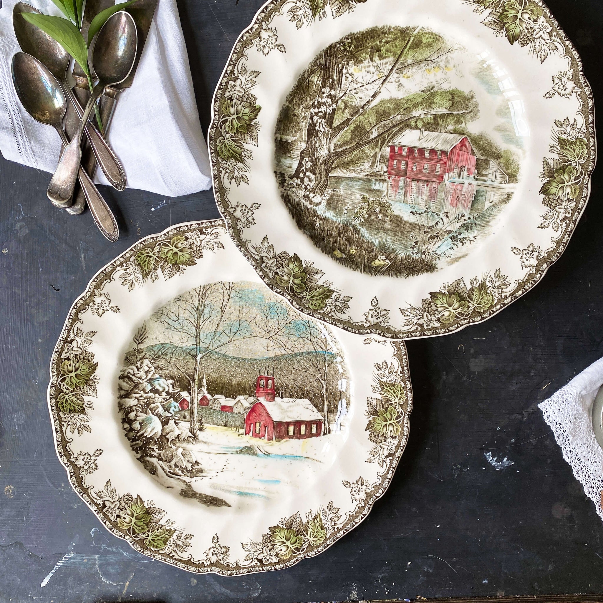 Tasse à Thé Et Soucoupe Vintage Johnson Brothers Octogonales Blanche Made In England Tasse à Thé Et Soucoupe Vintage Johnson Brothers Octogonales Blanche Made In England