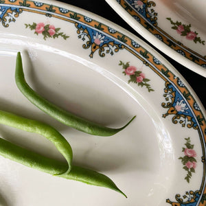 Vintage Mayer China Restaurant Ware Side Plates - Duval Pattern Set of Three