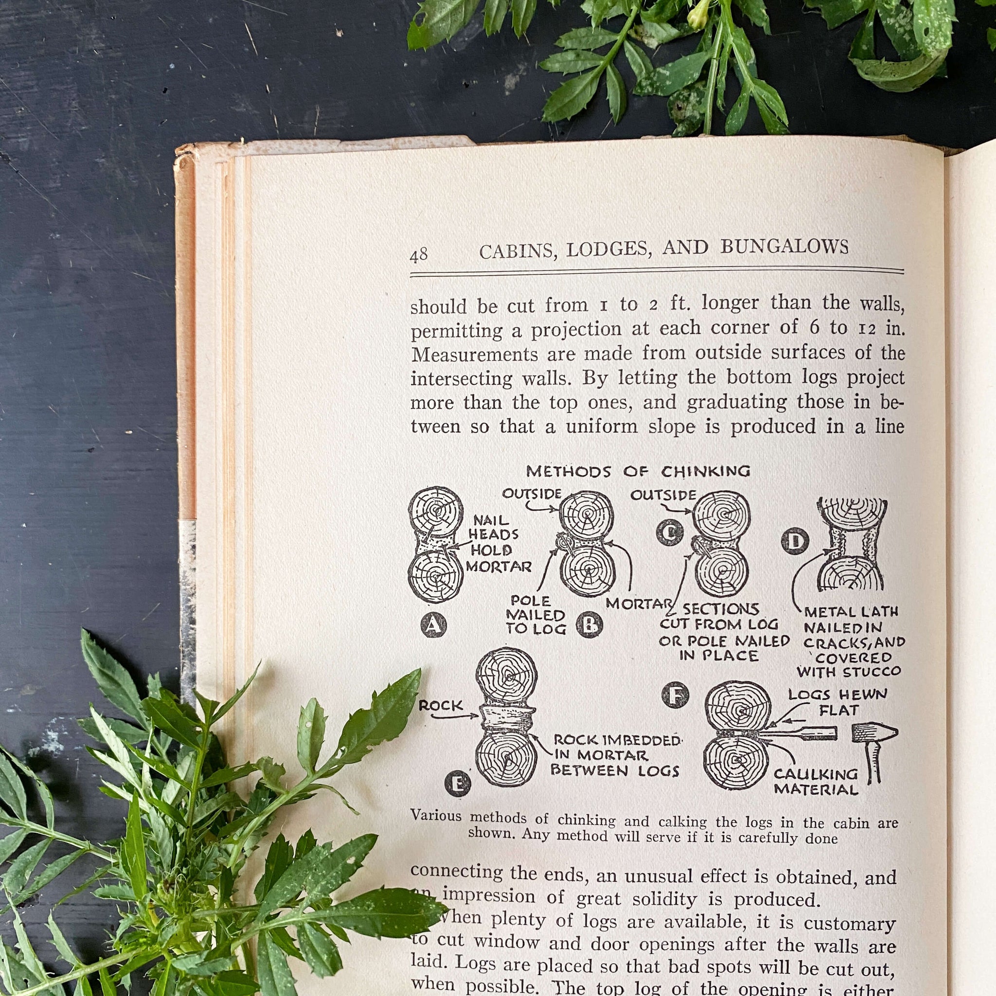 Vintage 1940s DIY Building Book - How to Build Cabins, Lodges and Bungalows