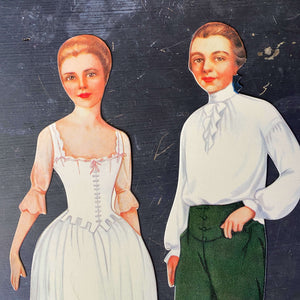 Vintage Colonial Paper Doll Family Designed by Betty Campbell