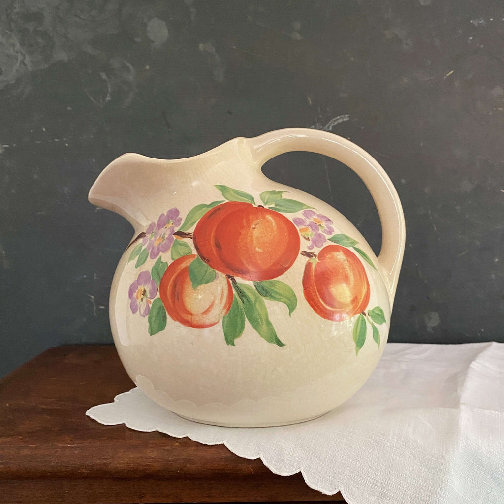 Vintage 1940s Beverage Pitcher Jug - Pottery Guild Hostess Ware