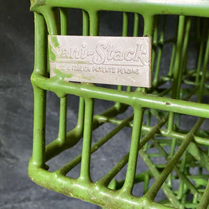 Vintage Sani-Stack Wire Dishwasher Crates - Assorted Stackable Sizes - Four Available