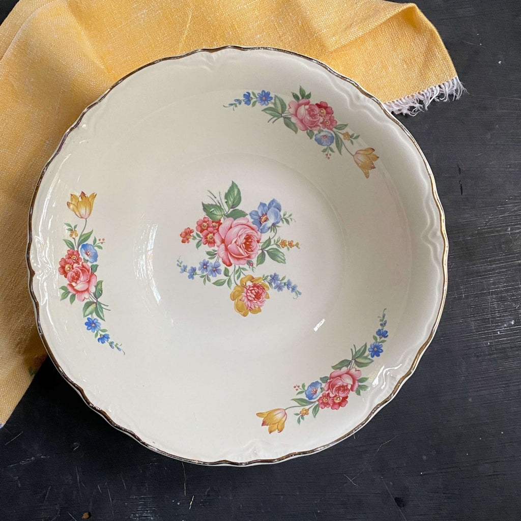 Vintage Scio Ohio Hazel Vegetable Serving Bowl circa 1940s