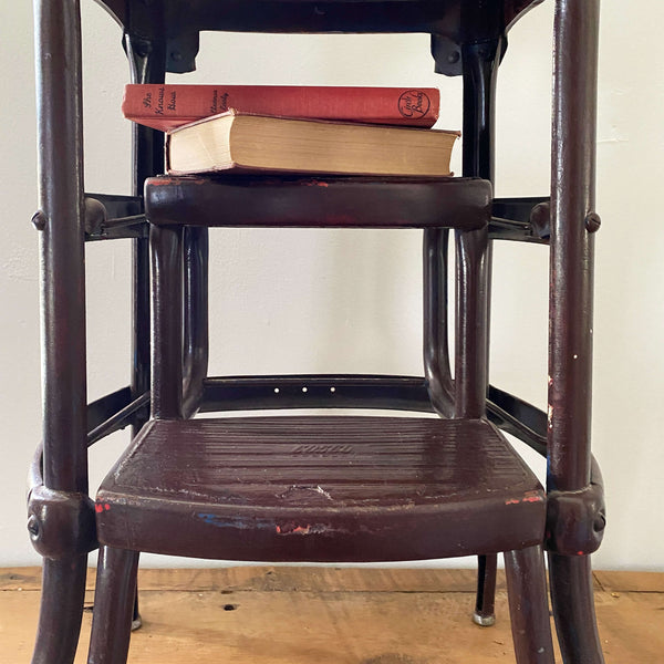 Vintage Metal Step Stool Chair by Cosco - 4 D Model circa 1940s-1950s ...
