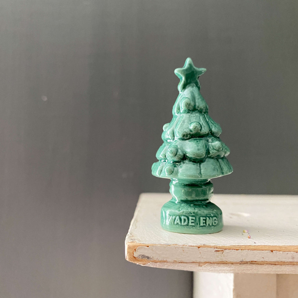 Mini Ceramic Christmas Tree by Wade - Calendar Series for Red Rose Tea