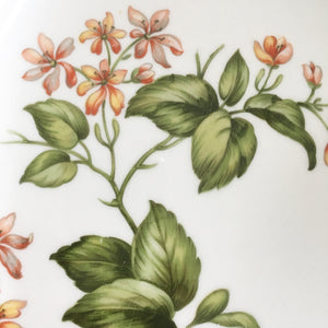 Vintage Warwick China Platter - Woodland Pattern - Botanical Floral Serving Dish
