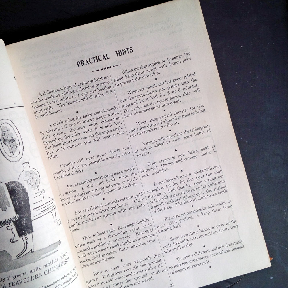 YWCA Cookbook Bangkok 1961 - Rare Bi-Lingual English/Thai Cookbook